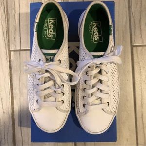 Kickstart Leather Keds Size 5